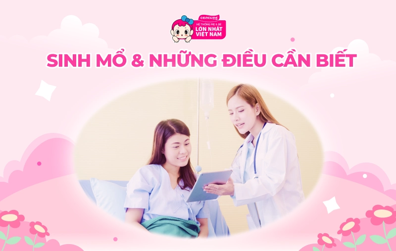 Sinh mổ là gì? Những điều cần biết về quá trình mổ lấy thai
