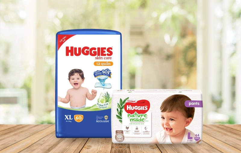 So sánh Huggies Tràm Trà và Huggies Nature Made: Dòng nào tốt hơn trong mùa nồm?