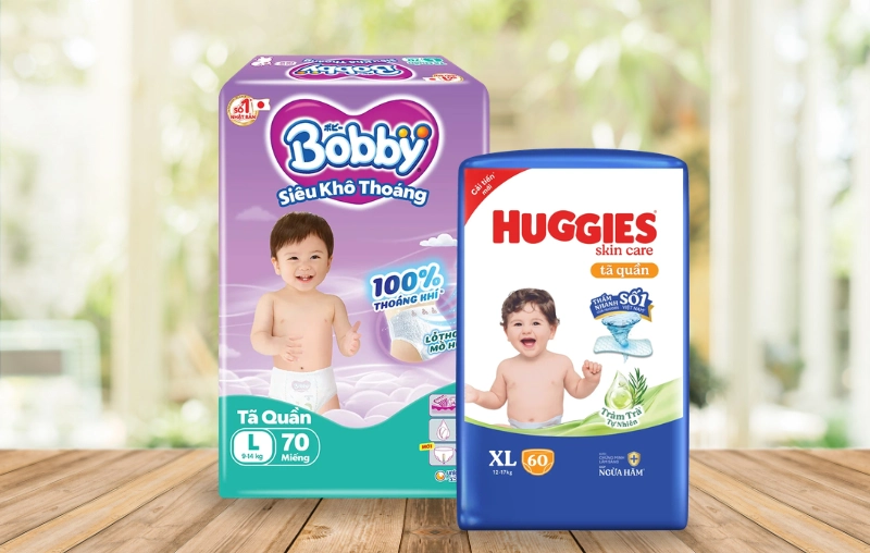 Bobby vs Moony vs Huggies: Bỉm nào thấm hút tốt nhất cho bé trong mùa nồm ở Hà Nội?
