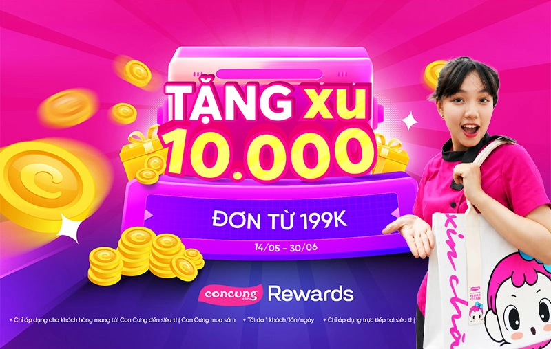 Shopping Cùng Túi Con Cưng: Mua Sắm Liền Tay, Tặng Ngay 10K Xu sdsdsd
