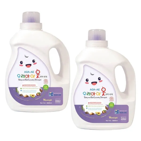 Dung dịch giặt quần áo Aga-ae, chai 3L