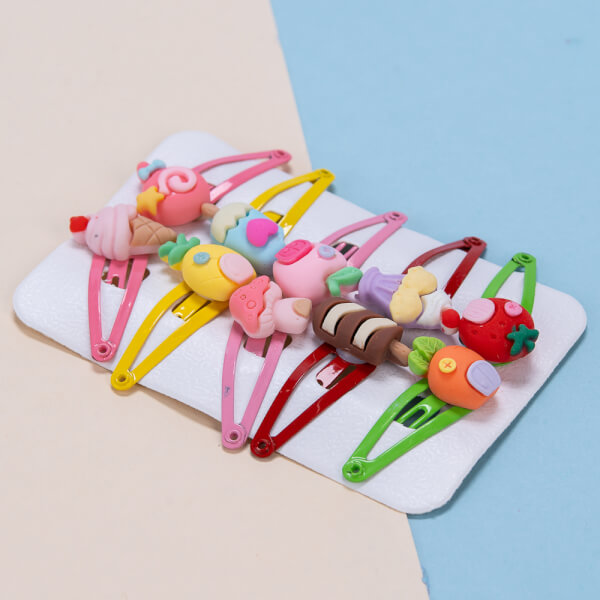 Set kẹp tóc cho bé 10 món Animo A2204_MN023 (Nhiều màu)