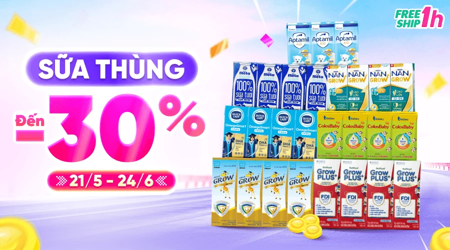 Sữa Thùng -30% (tháng 6) 32145