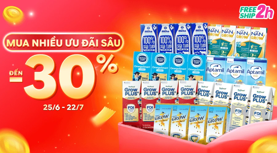 Sữa Thùng -30% 32709