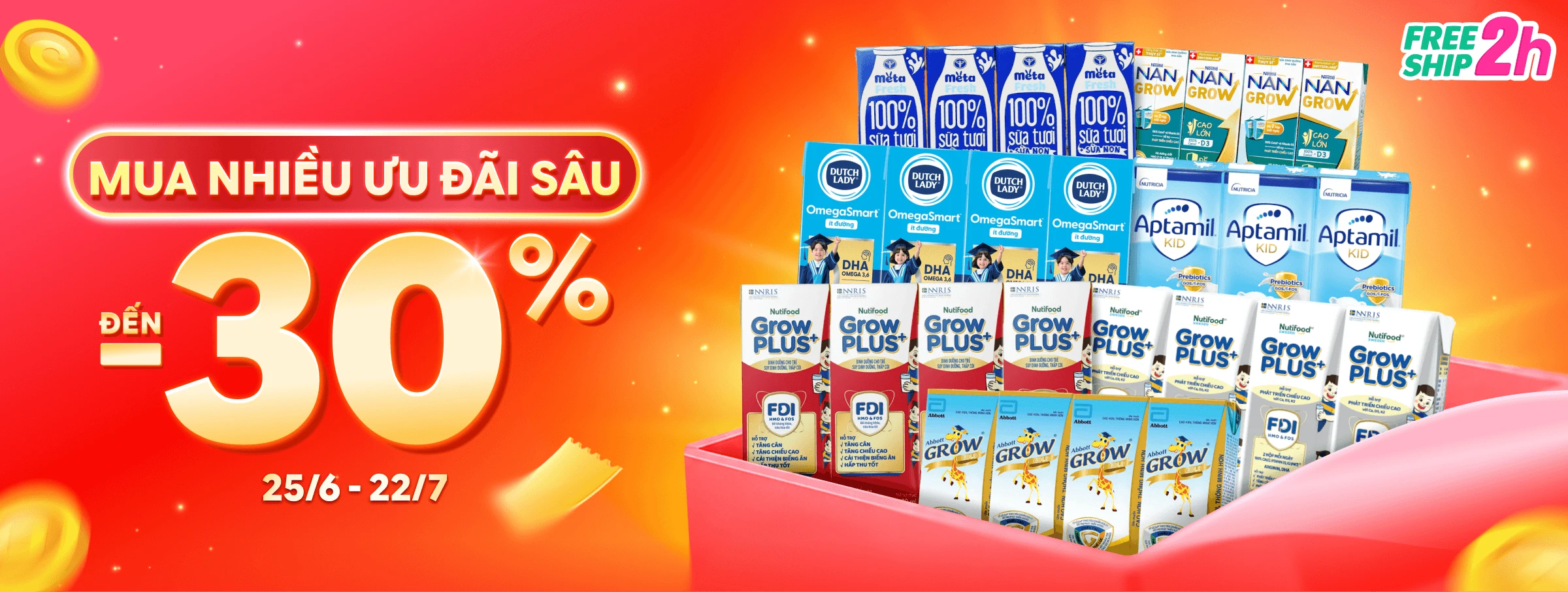Sữa Thùng -30%