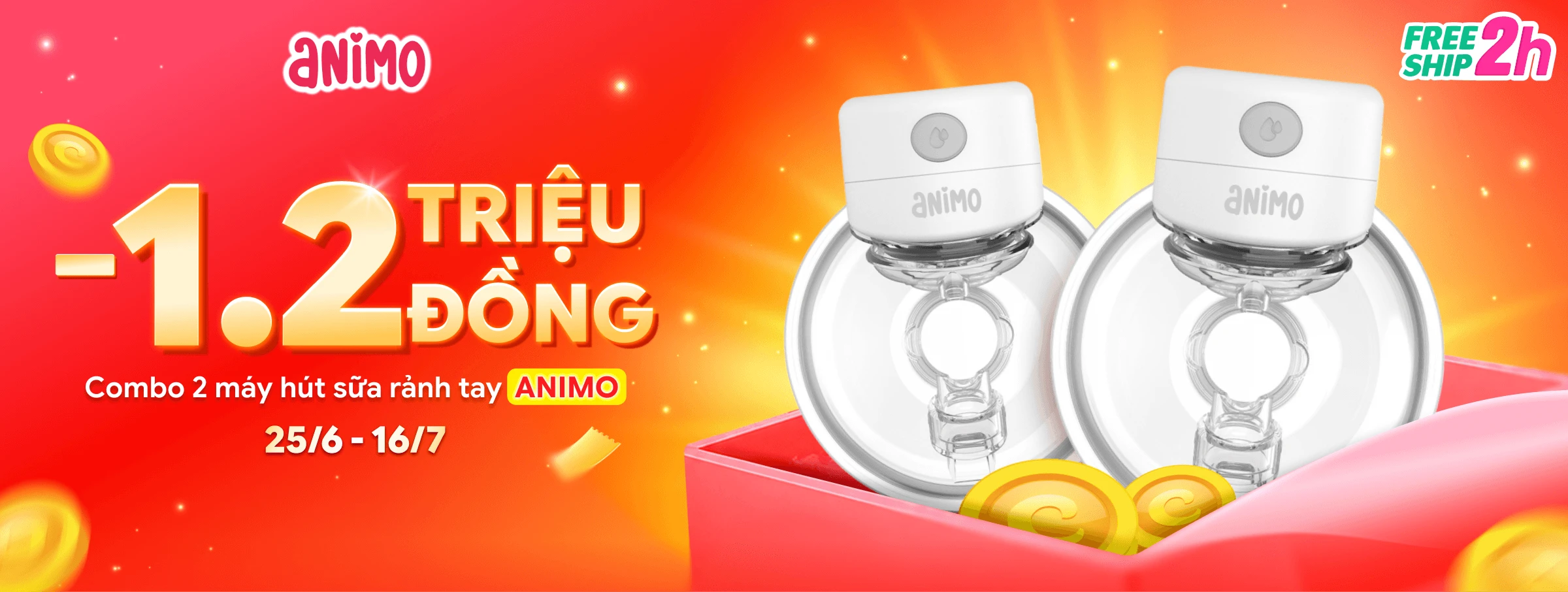 Banner Giảm 1.2 triệu máy rảnh tay Animo