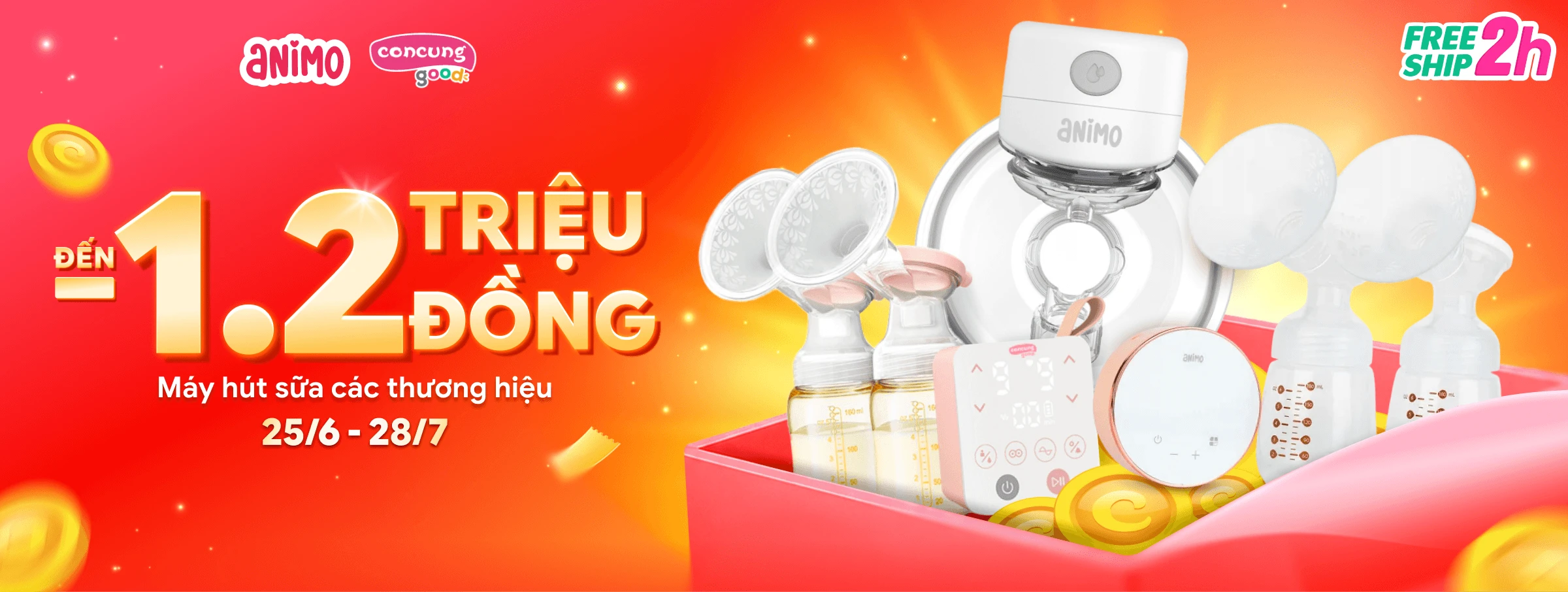 Banner tổng máy hút sữa