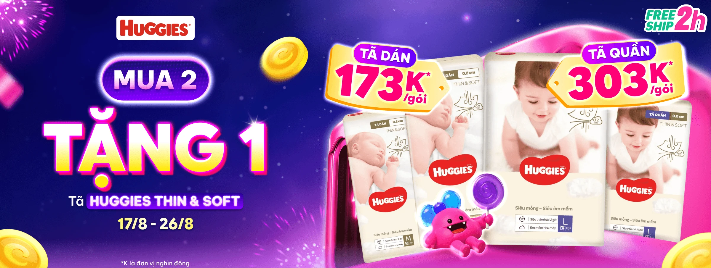 Huggies Thin and soft 2