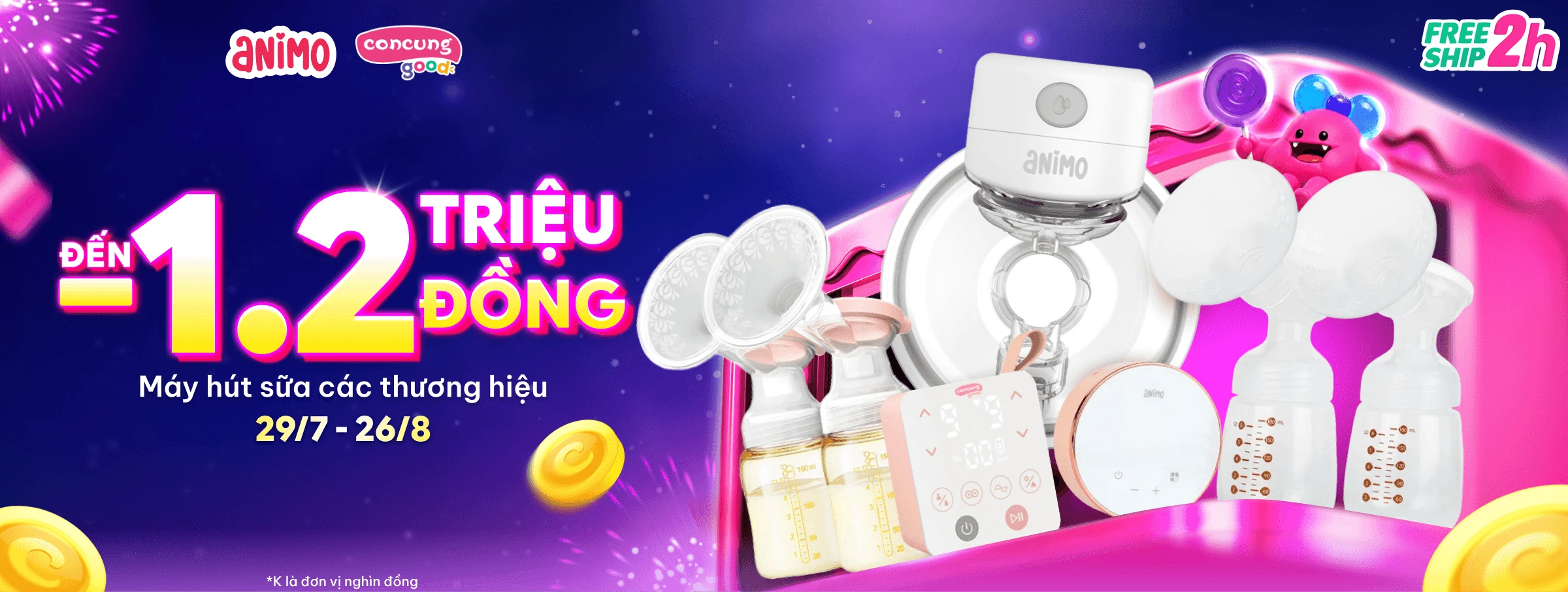 Banner tổng máy hút sữa