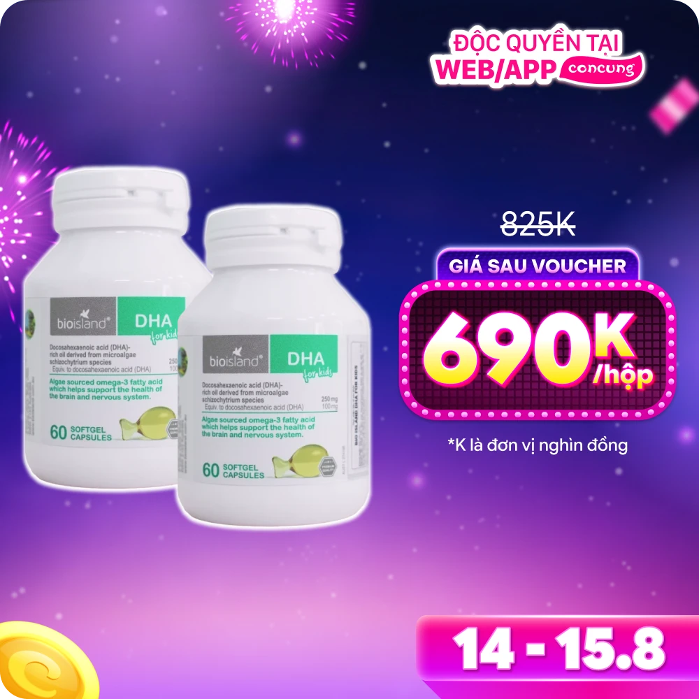 TPBVSK DHA cho trẻ em 60 viên (DHA for Kids)
