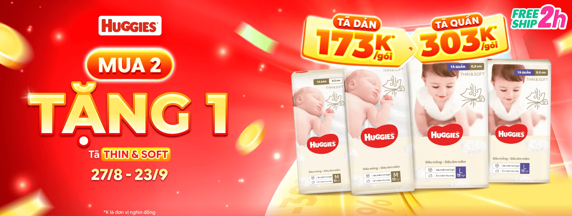 Huggies Thin and Soft
