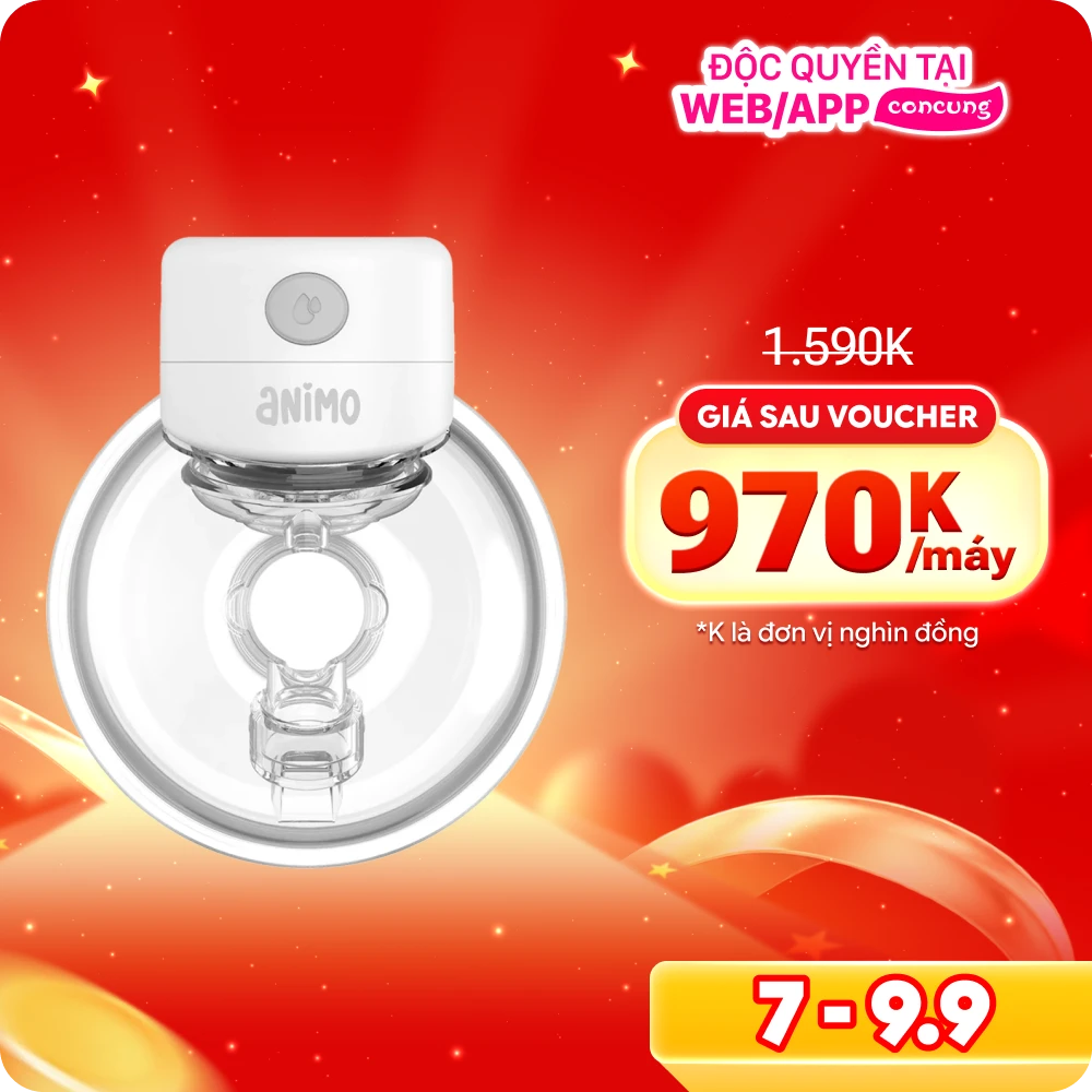Máy hút sữa rảnh tay & không dây Animo