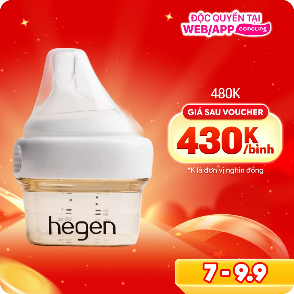Bình sữa Hegen PPSU 60ml (0-1M)