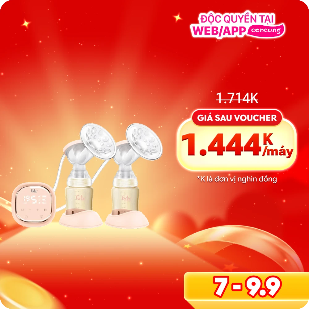 Máy Hút Sữa Điện Đôi Resonance 3 Plus Fatzbaby FB1161VN (mẫu mới)