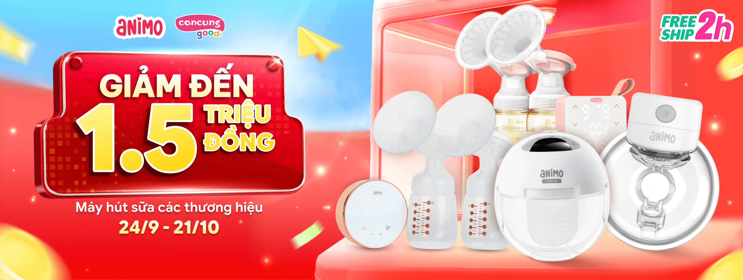 Banner tổng máy hút sữa