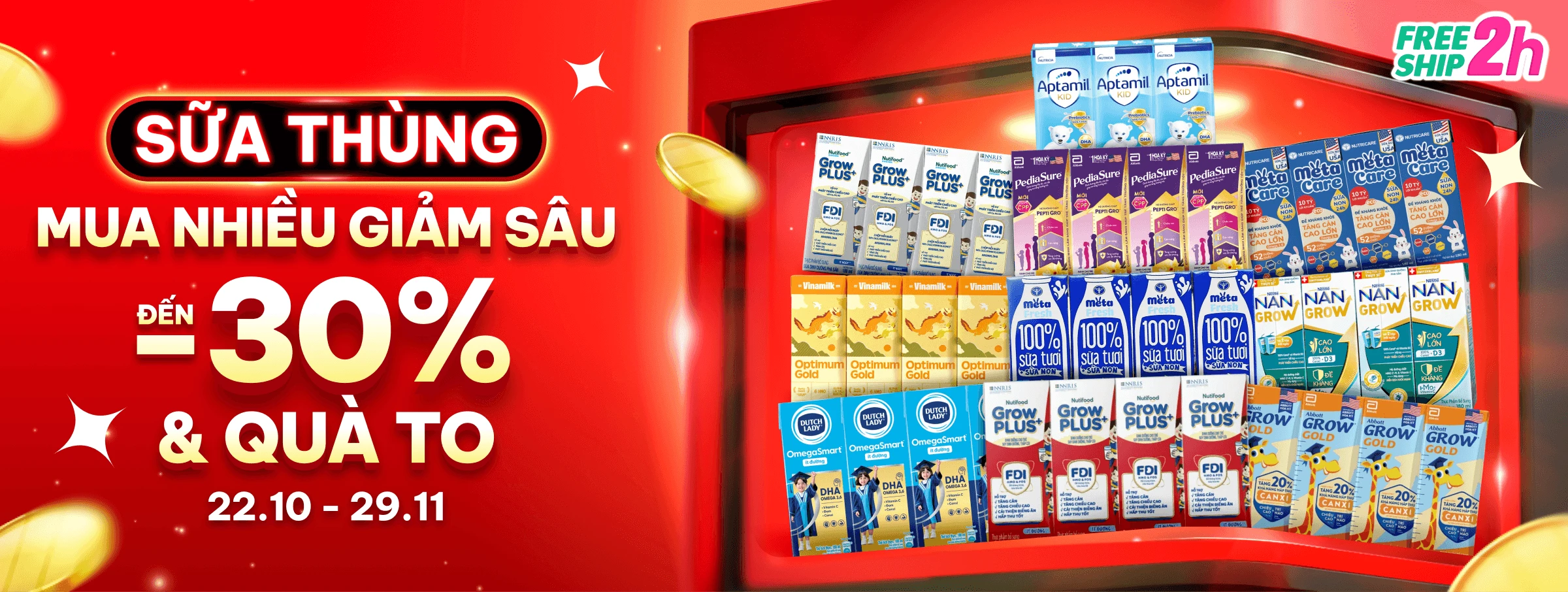 Sữa thùng -30% - Cate