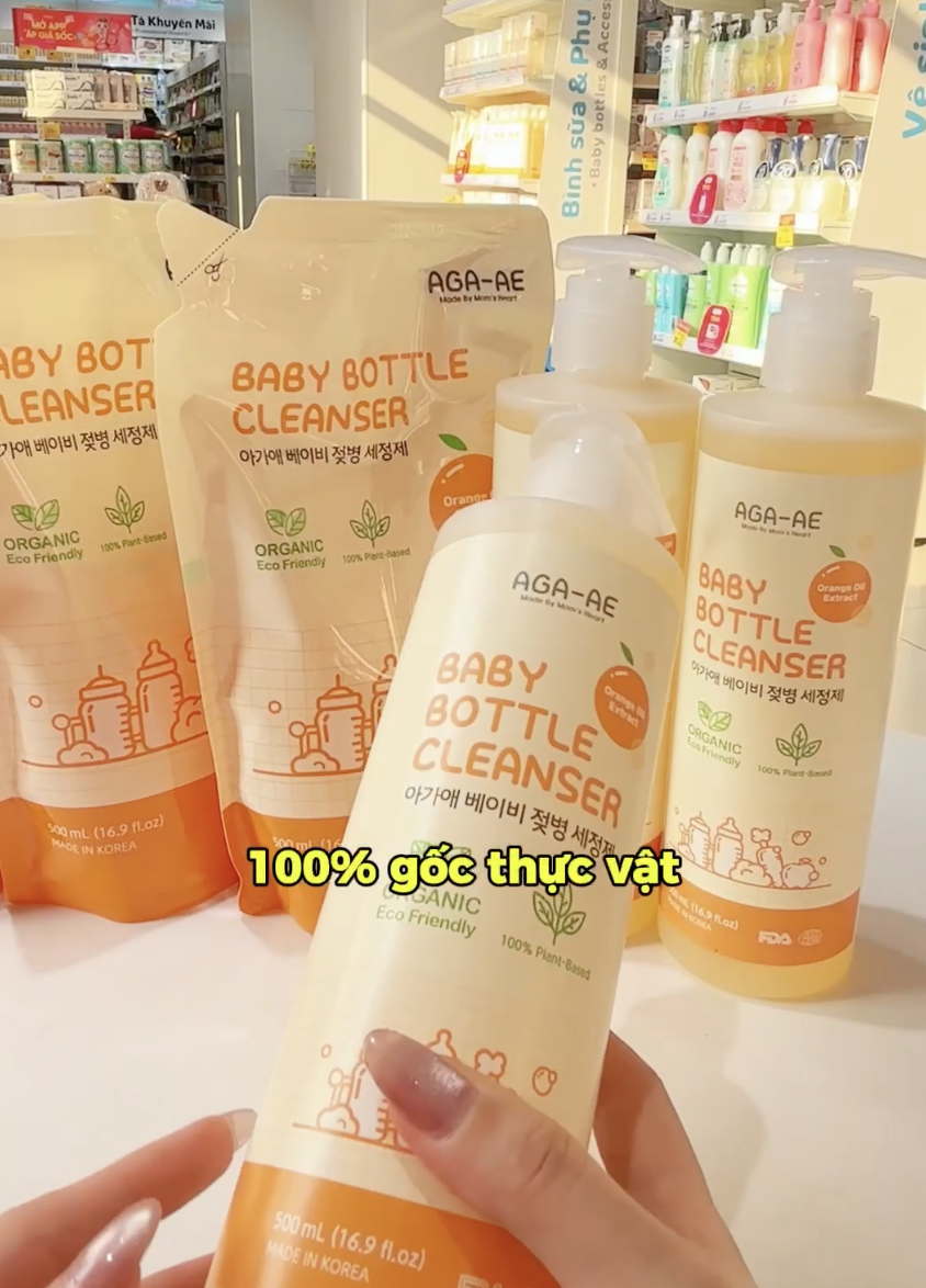 Nước rửa bình siêu thơm xịn