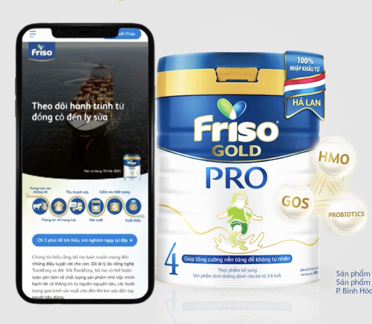 Friso Gold đạm mềm, nhỏ