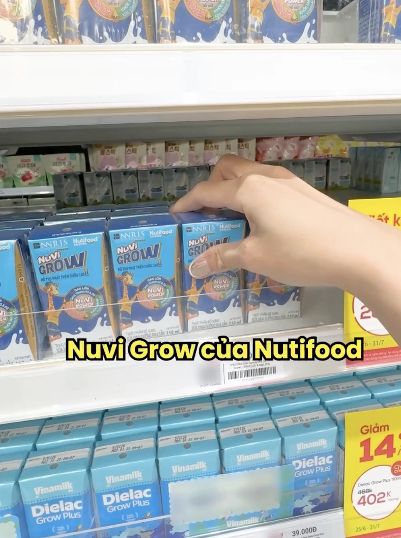 Muốn tăng cao, có dòng Nuvi Grow của Nutifood phát triển từ viện nghiên cứu Thuỵ Điển 