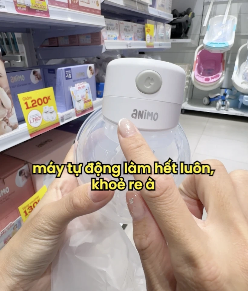 Máy hút sữa rảnh tay tiện lợi Animo