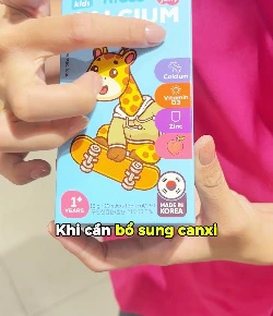 Thực phẩm bổ sung thạch Calci trẻ em NFood hương đào