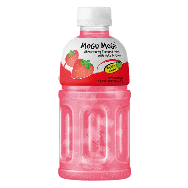 Nước Uống Mogu Mogu Vị Dâu Với Thạch Dừa 320Ml Giá Tốt