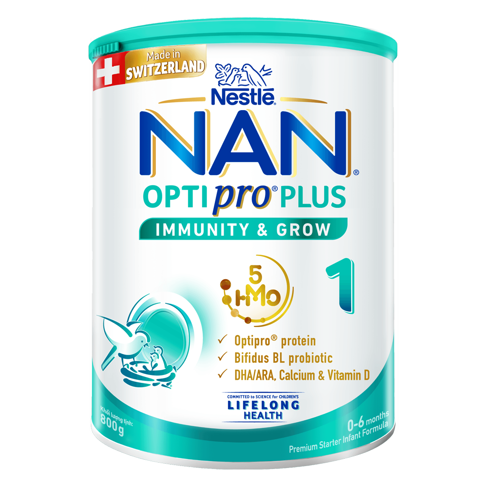 Sữa Nan Optipro PLUS 1 800g, HMO (0-6 tháng) giá tốt