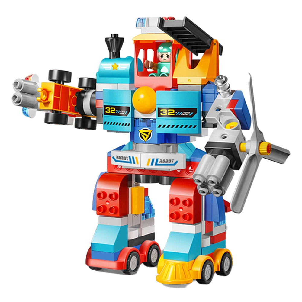 Bộ lắp ráp cao cấp mô hình robot và xe chiến đấu 172pcs CY588780 C402