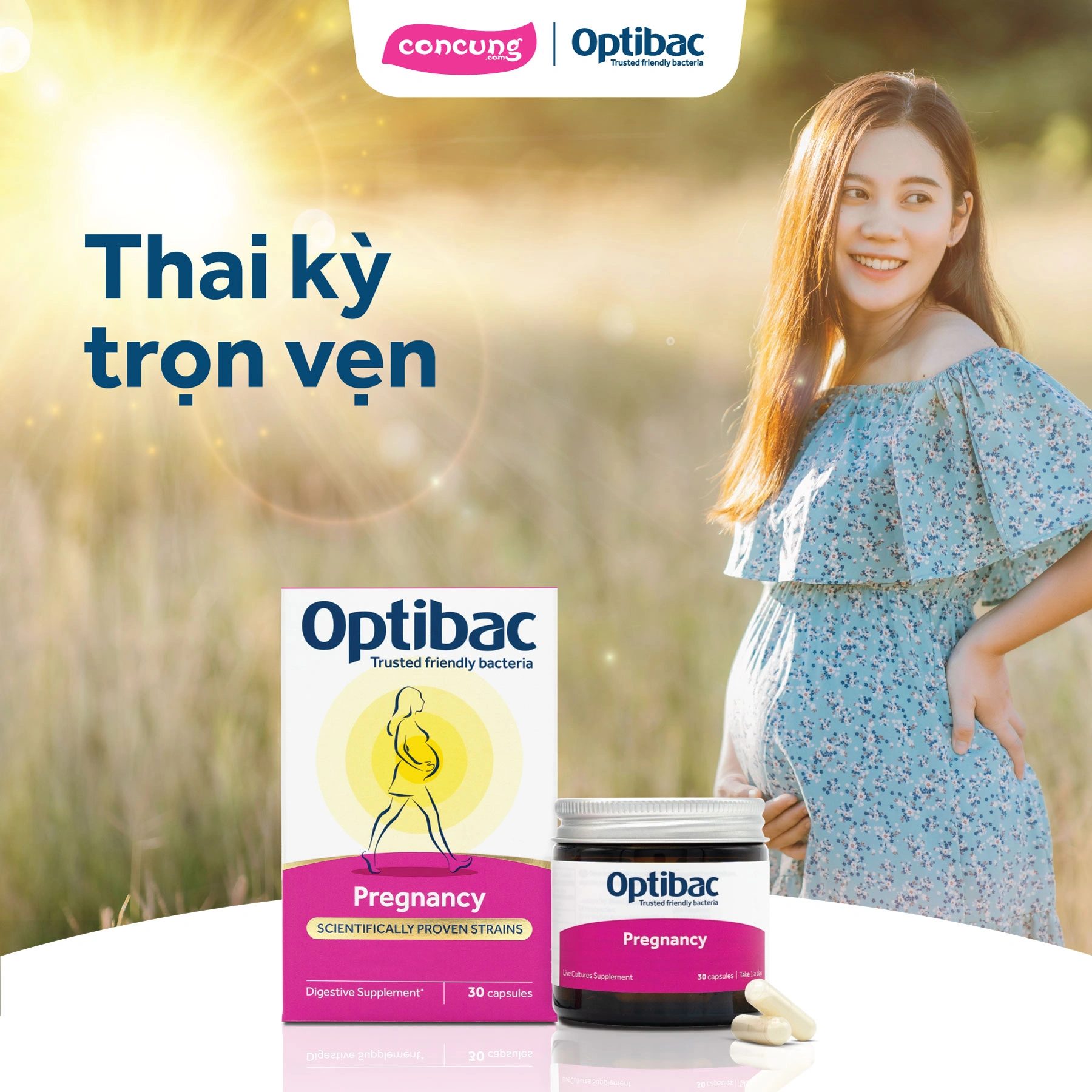 Mua viên uống bổ sung lợi khuẩn cho mẹ bầu tại Con Cưng