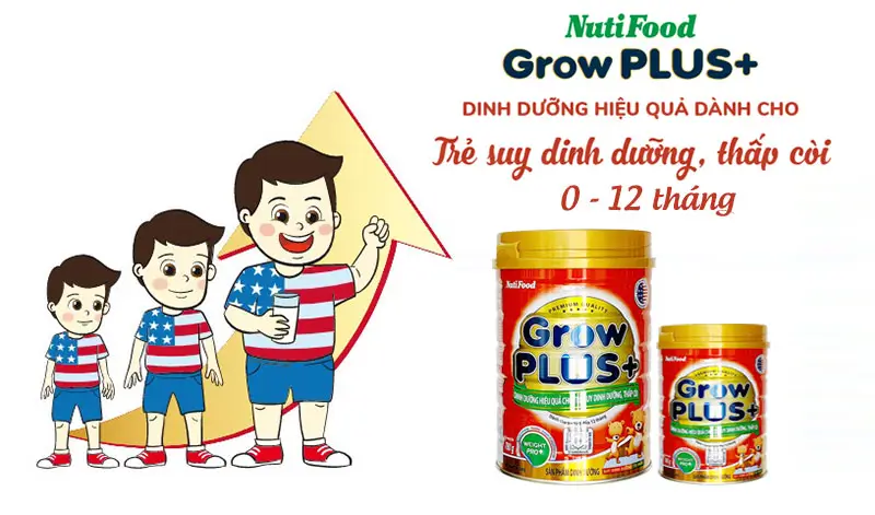 Sữa GROW PLUS có tốt không? So sánh 4 loại sữa GrowPlus của Nutifood