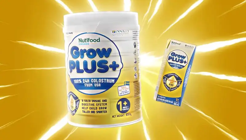 Sữa Grow Plus Vàng có tốt không? Trẻ uống bao lâu thì tăng cân?