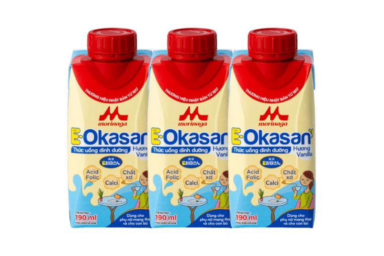 sữa bầu morinaga dạng pha sẵn tiện lợi