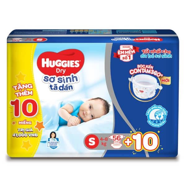     Tã dán Huggies Dry S56 (Nguồn: Concung)