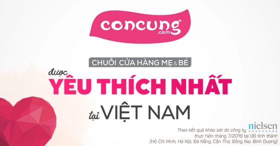    Tất cả các sản phẩm đều có mặt tại hệ thống siêu thị Con Cưng.