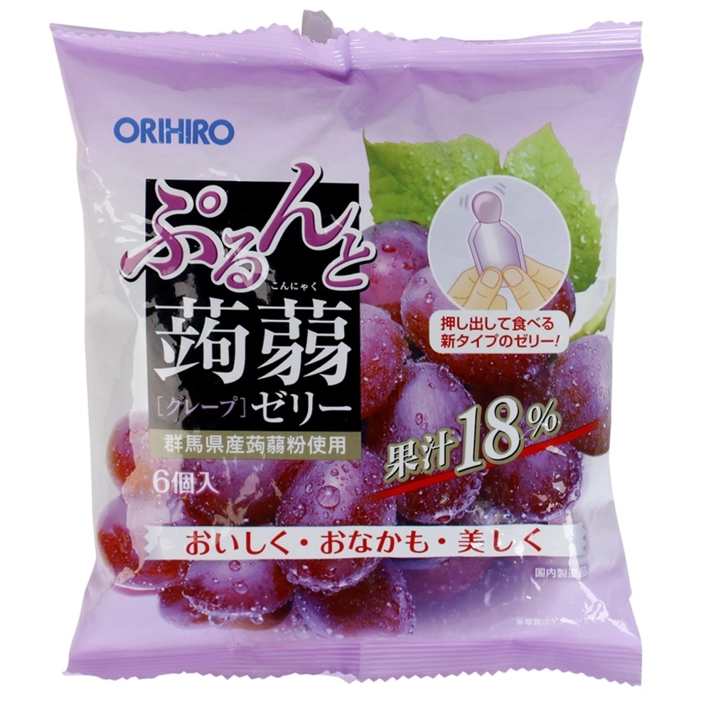 Thạch Orihiro vị nho, 120g (Nguồn: Con Cưng)