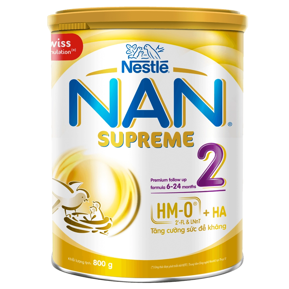    Sữa Nan Supreme 2 (2HMO) (Nguồn: Con Cưng)