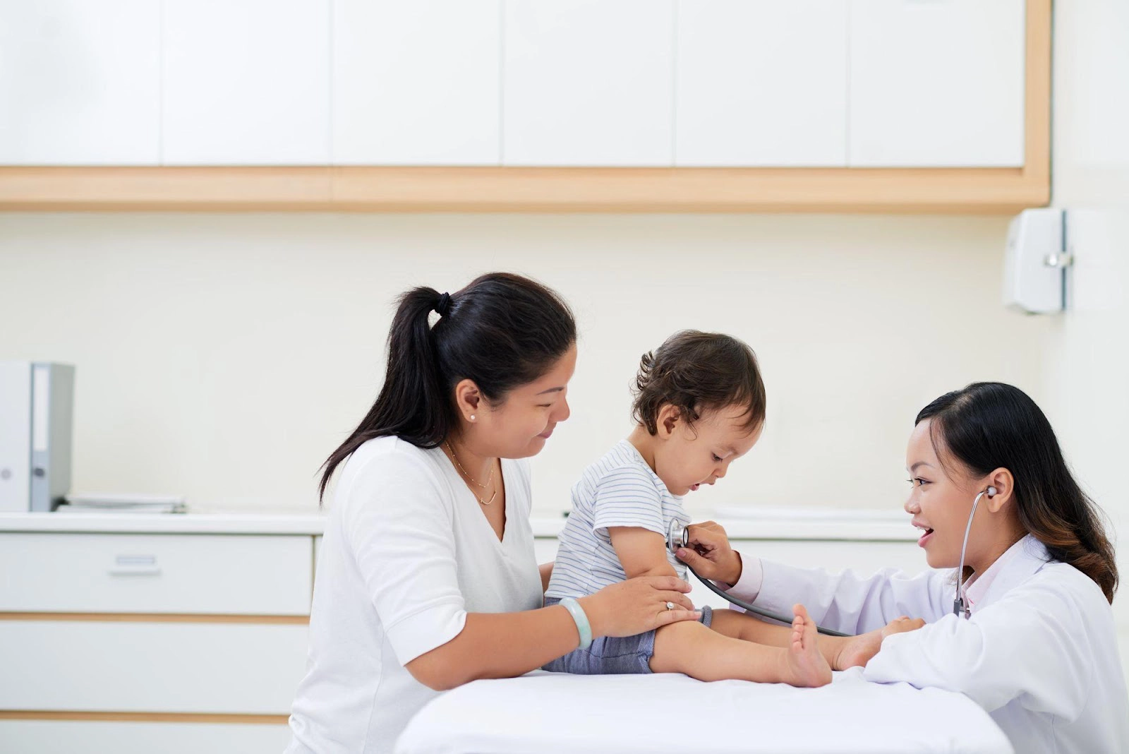 Rất nhiều ba mẹ đã đưa bé đến khám tại phòng khám của bác sĩ Trang