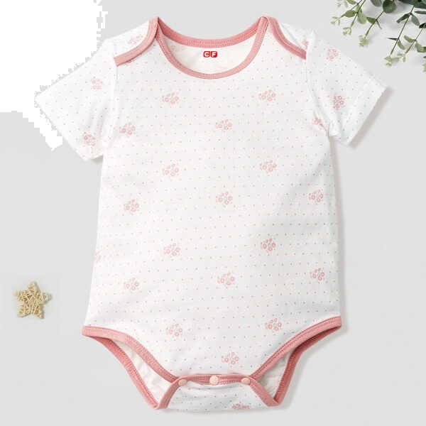    Bodysuit bé gái tam giác-họa tiết hoa (Nguồn: Website Con Cưng)