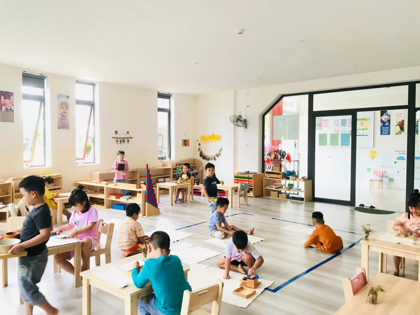 Giờ học tại trường (Ảnh: Fanpage trường)
