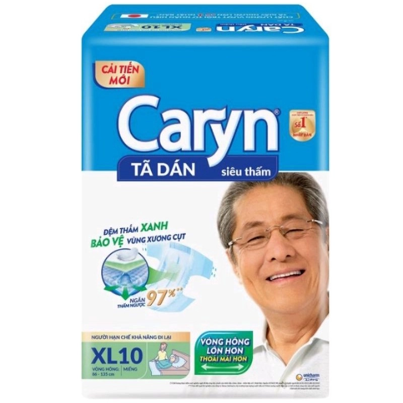    Tã Giấy Caryn size XL co giãn tốt - mẹ thoải mái đi lại (Website Con Cưng)