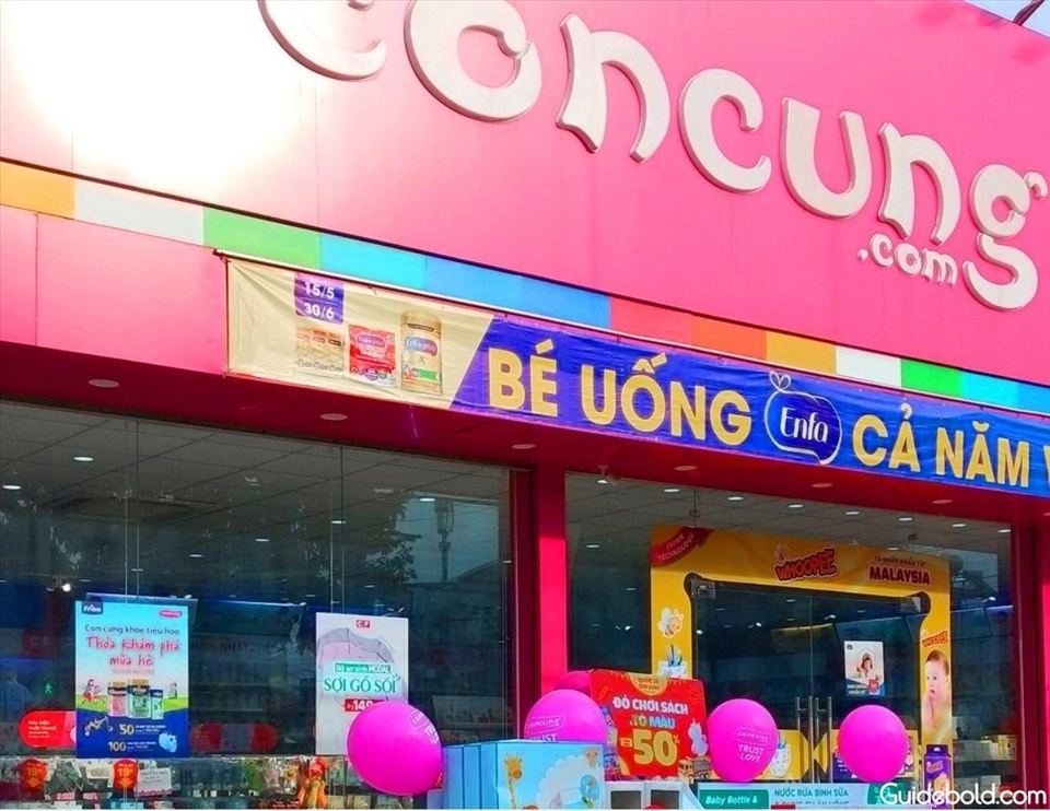    Chuỗi hệ thống siêu thị Con Cưng