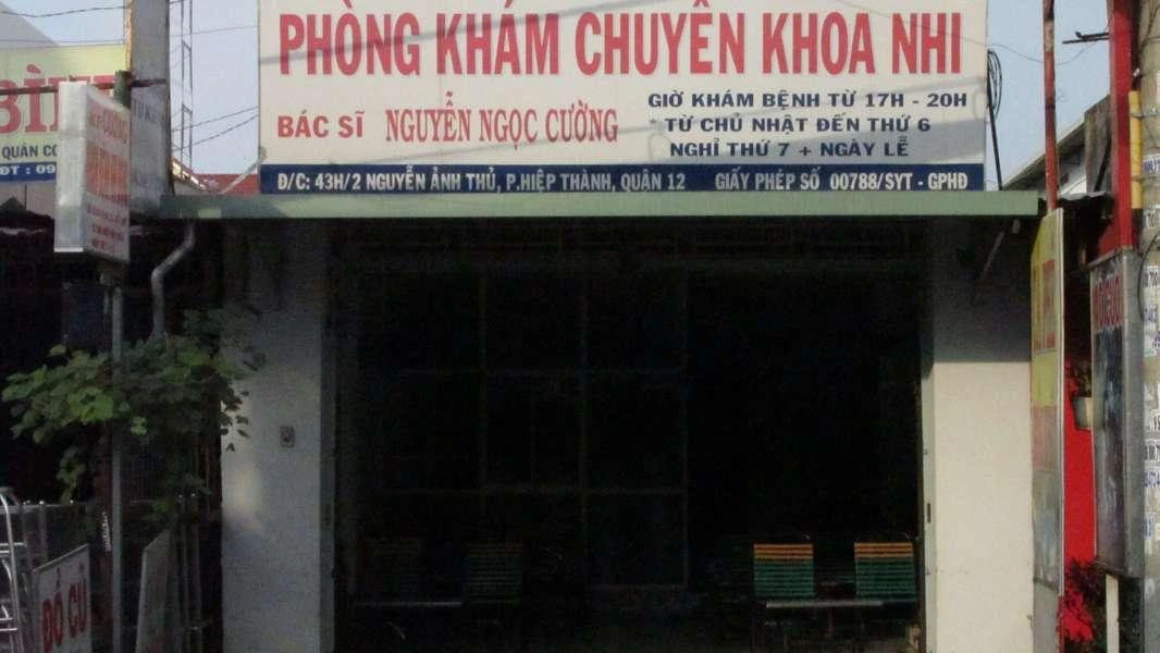    Phòng khám nhi đồng Quận 12 - Bác Sĩ Nguyễn Ngọc Cường (Nguồn: Internet)