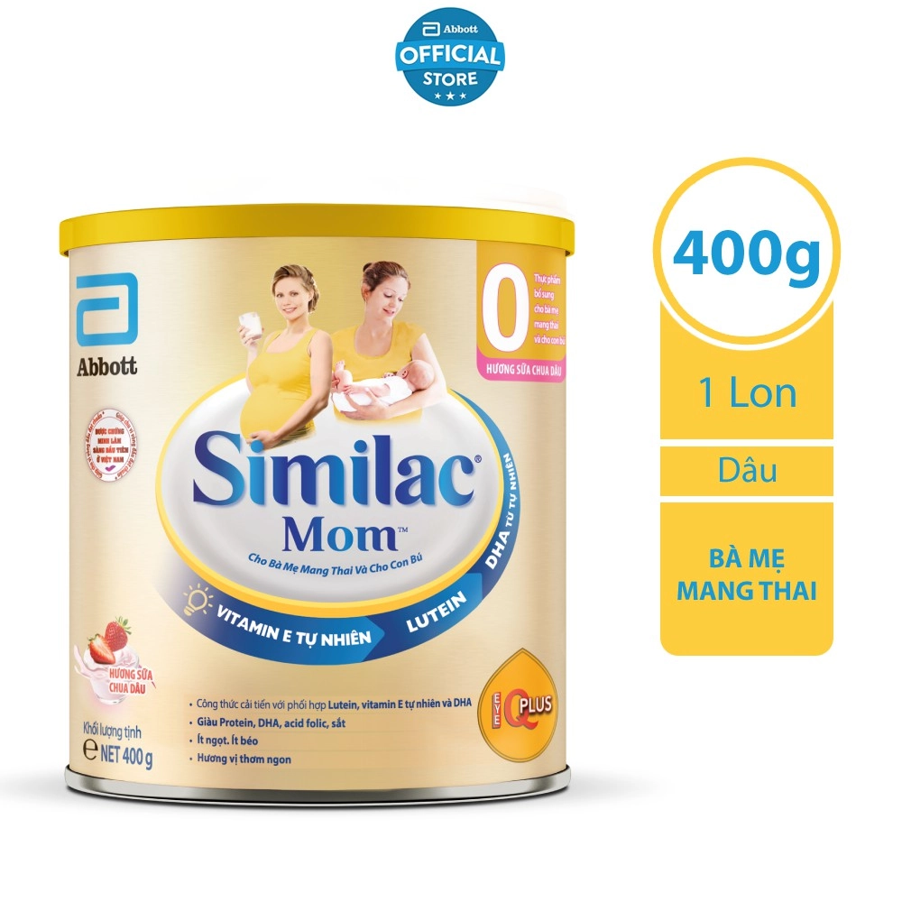    Similac Mom hương sữa chưa dâu (cre: Concung)