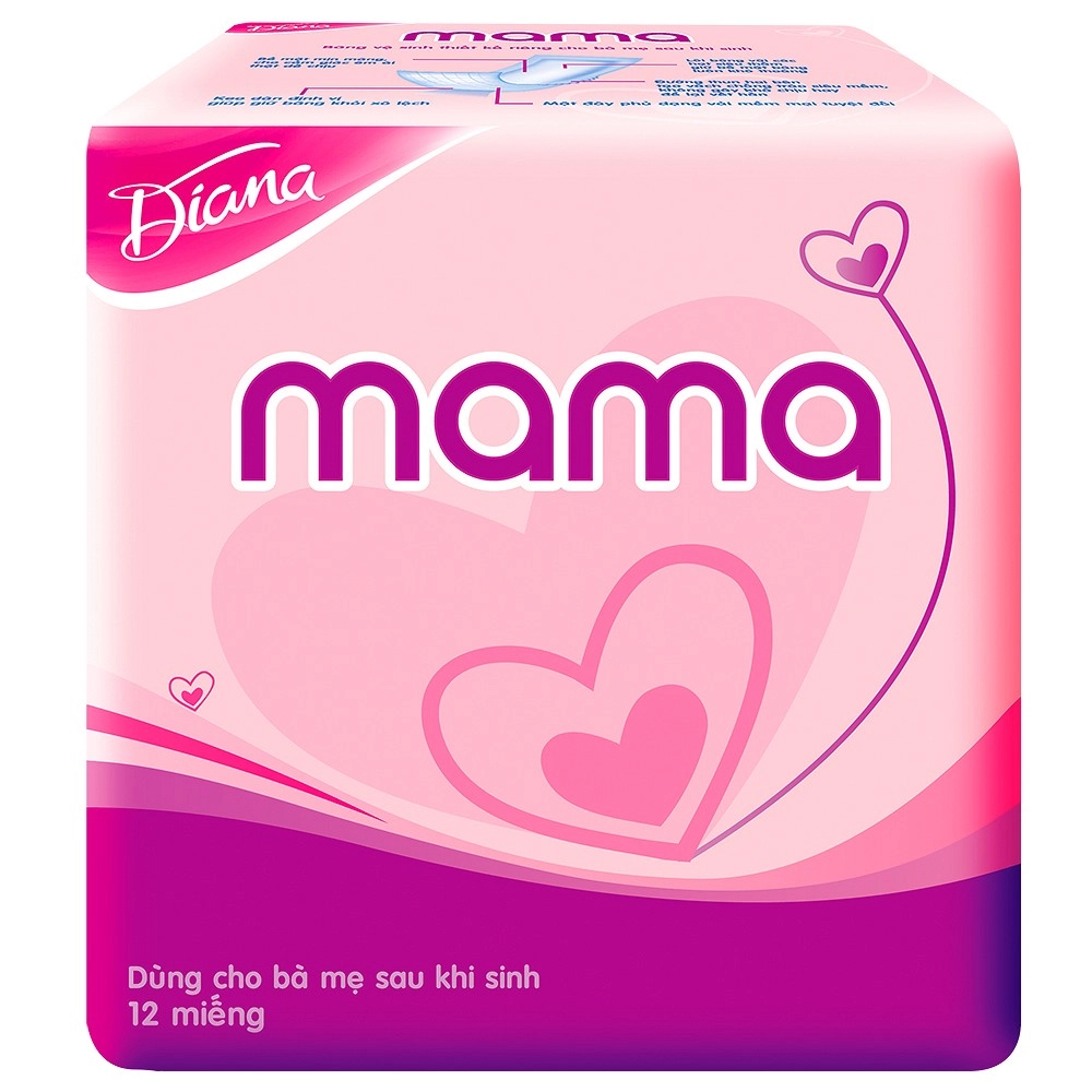    Băng vệ sinh Diana Mama (12M) + băng thấm tiểu Ufree (4M) quấn kèm (Nguồn: Con Cưng)