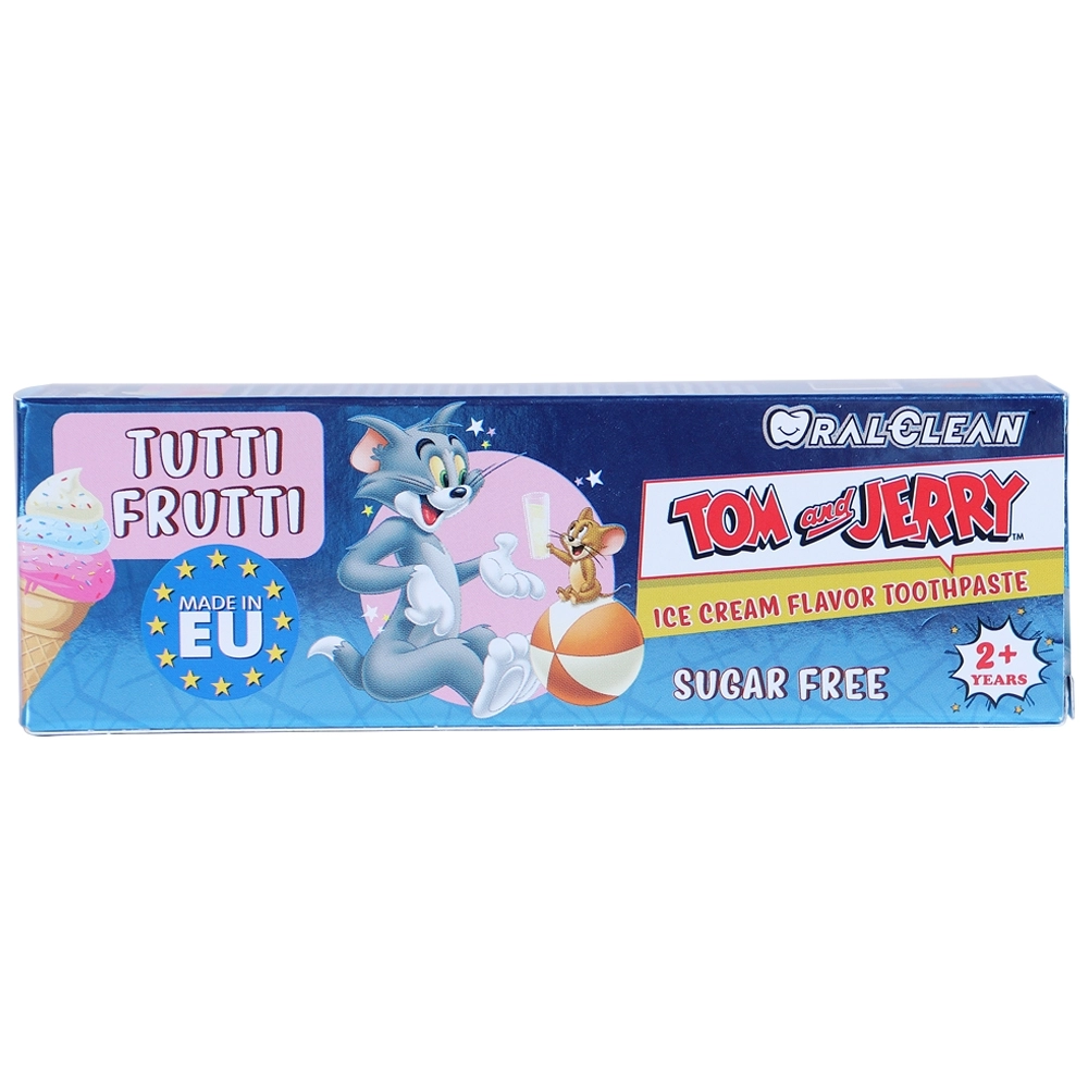 Kem đánh răng Oral Clean Tom&Jerry Titti - Frutti 75ml (Nguồn: Con Cưng)