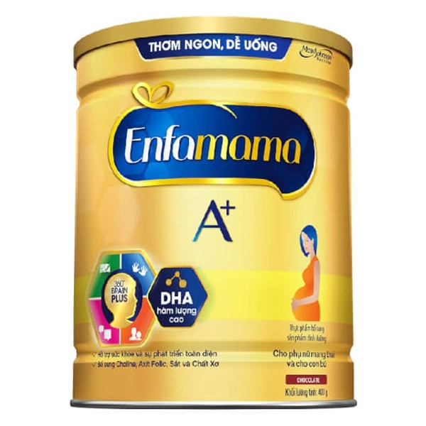 Sữa Enfamama A+ 400g hương chocolate (Nguồn: Concung.com)