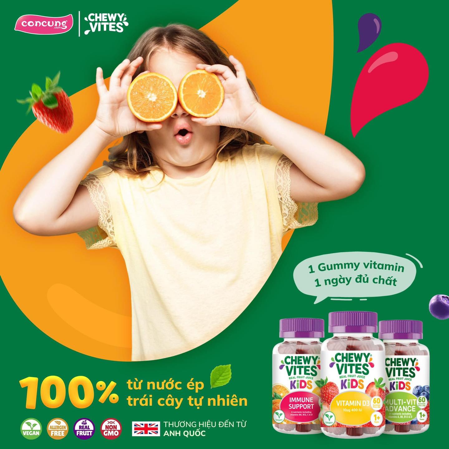 Thương hiệu vitamin CHEWY VITES của nước nào? Có tốt không?
