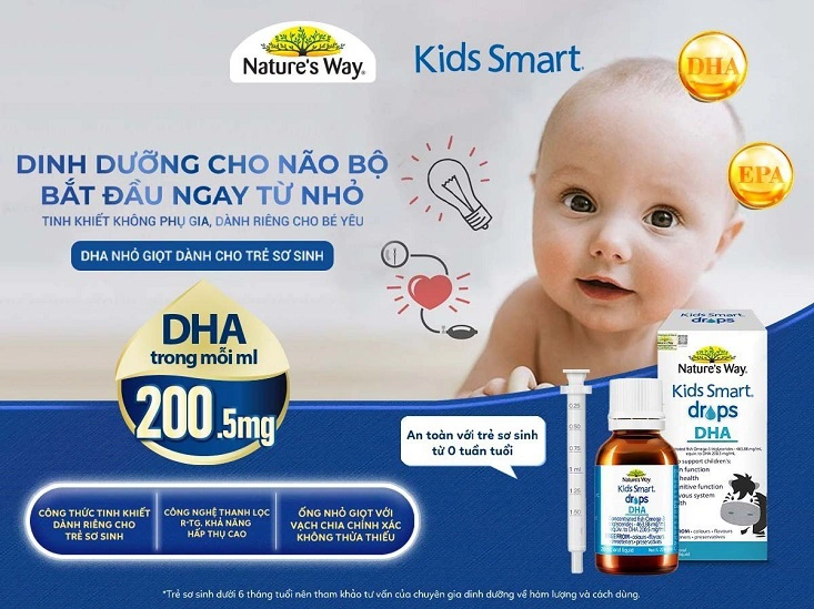 dha cho trẻ sơ sinh loại nào tốt