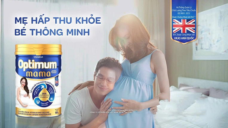 sữa bầu Optimum Mama Gold của Vinamilk