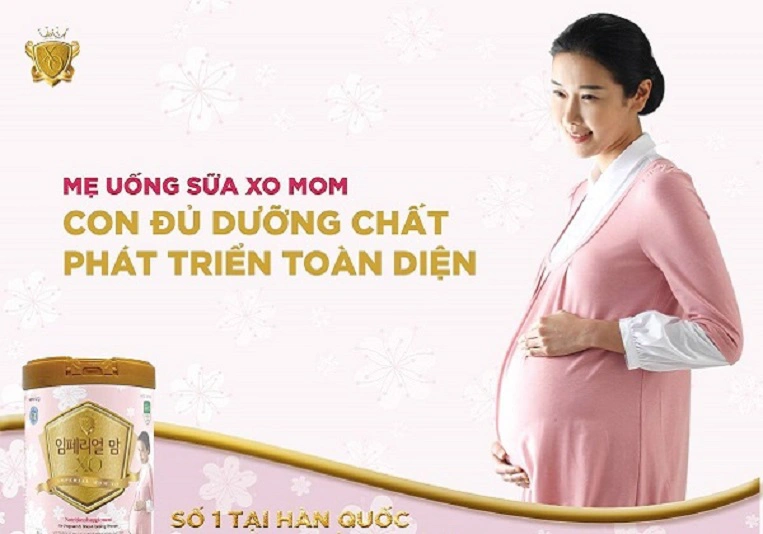 sữa bầu XO Mum giúp tăng cường sức khoẻ mẹ bầu